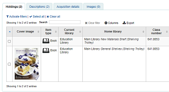 Ein Coverbild für ein Exemplar anzeigen