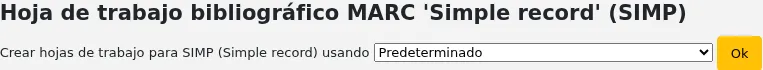 Dropdown menu to choose on which existing framework to base the new framework