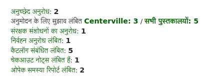स्टाफ इंटरफ़ेस होमपेज पर प्रॉम्प्ट लंबित लेख अनुरोधों को देखने के लिए, खरीद के सुझाव, लंबित खरीदारी, पैट्रन ने संशोधन का अनुरोध, लंबित कैटलॉग चिंताओं, लंबित चेकआउट नोट्स, और लंबित ओपीएसी समस्या रिपोर्ट