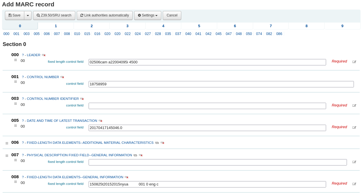 Catalogage