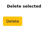 Delete selected box and button from the suggestion management tool