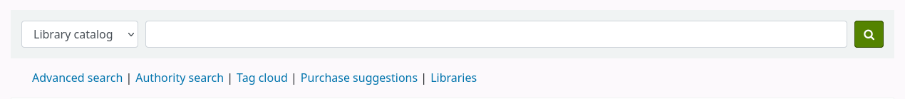 Unter der Suchleiste auf der Hauptseite des OPAC erscheint ein Link mit der Bezeichnung „Anschaffungsvorschläge“