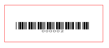 Εικόνα που δείχνει μια ετικέτα ραβδοκώδικα (barcode)